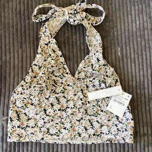 Abound Cropped Halter Top XS